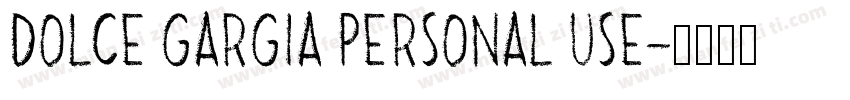 Dolce Gargia Personal Use字体转换